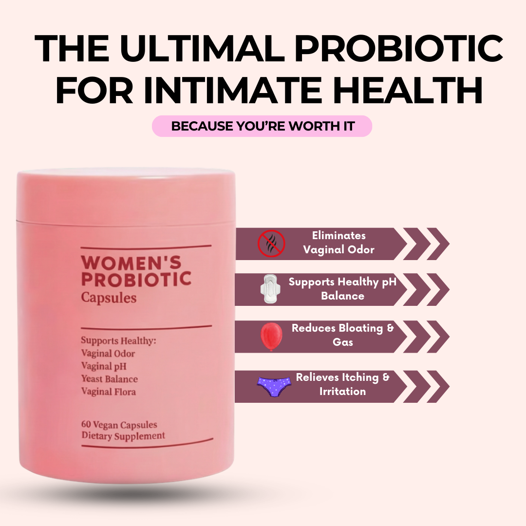 Women's Probiotic Capsules for Vaginal Balance & Daily Freshness