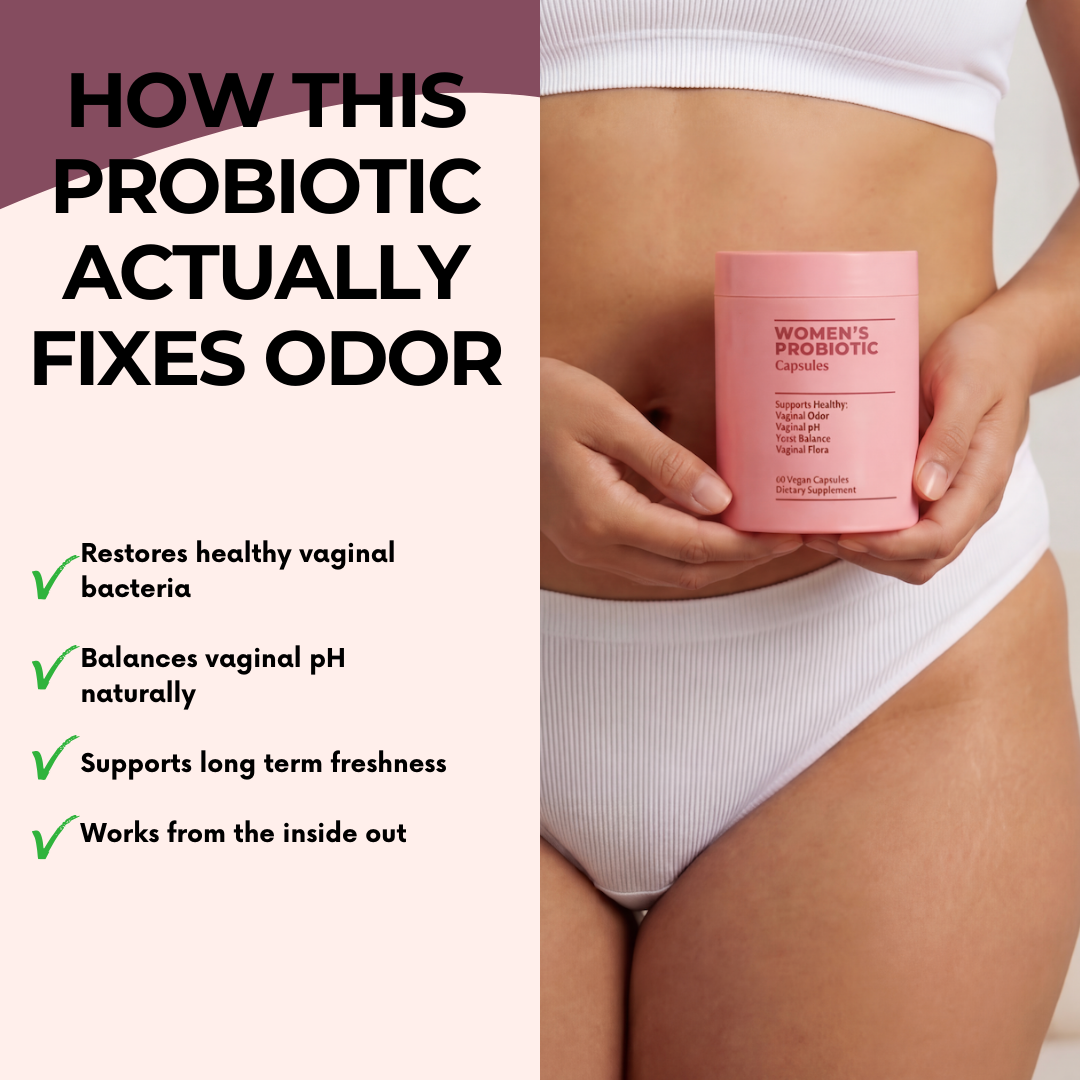 Women's Probiotic Capsules for Vaginal Balance & Daily Freshness