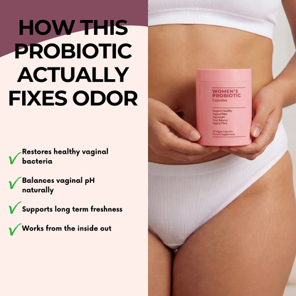 Women's Probiotic Capsules for Vaginal Balance & Daily Freshness