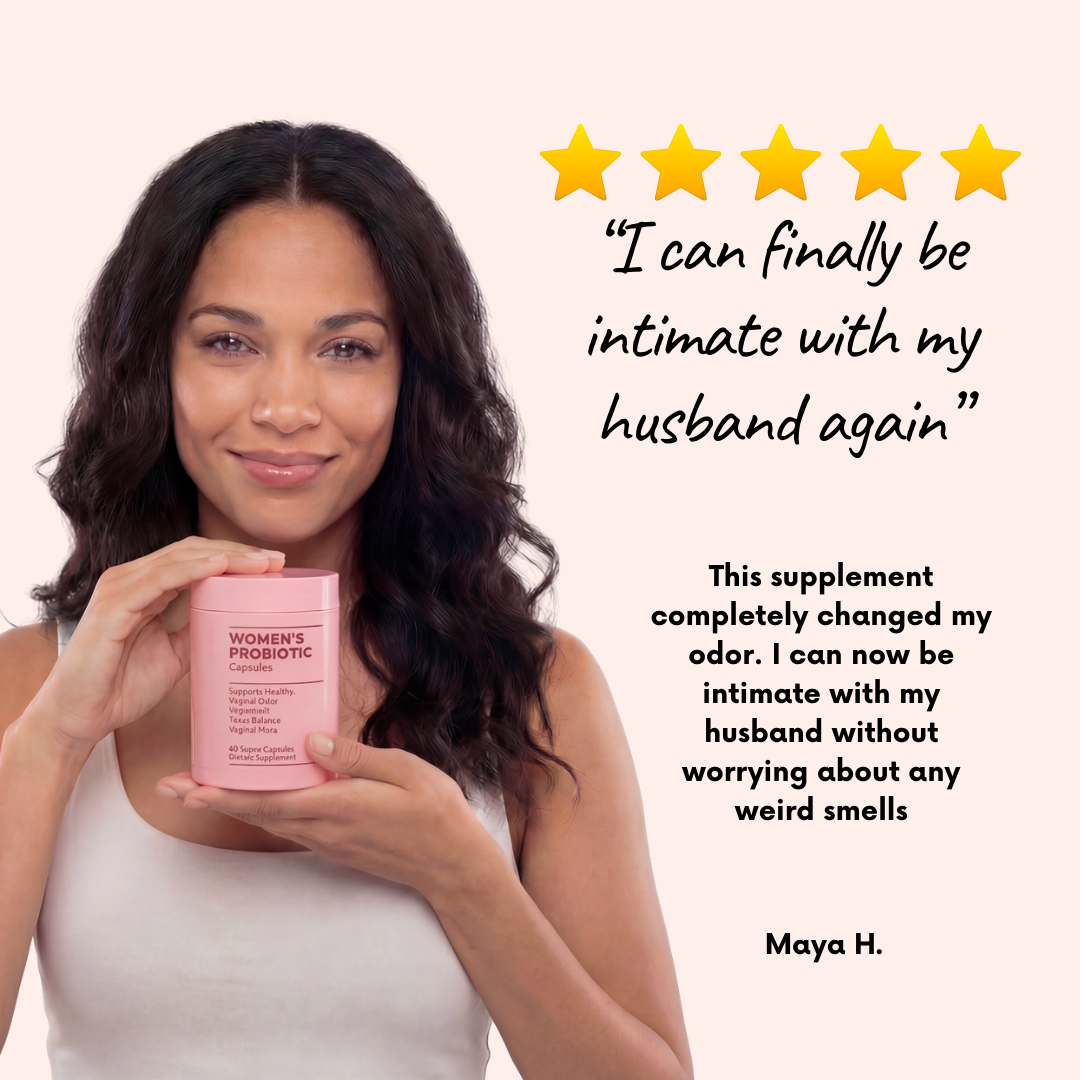 Women's Probiotic Capsules for Vaginal Balance & Daily Freshness