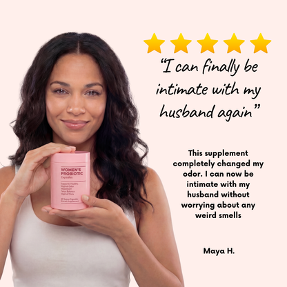 Women's Probiotic Capsules for Vaginal Balance & Daily Freshness