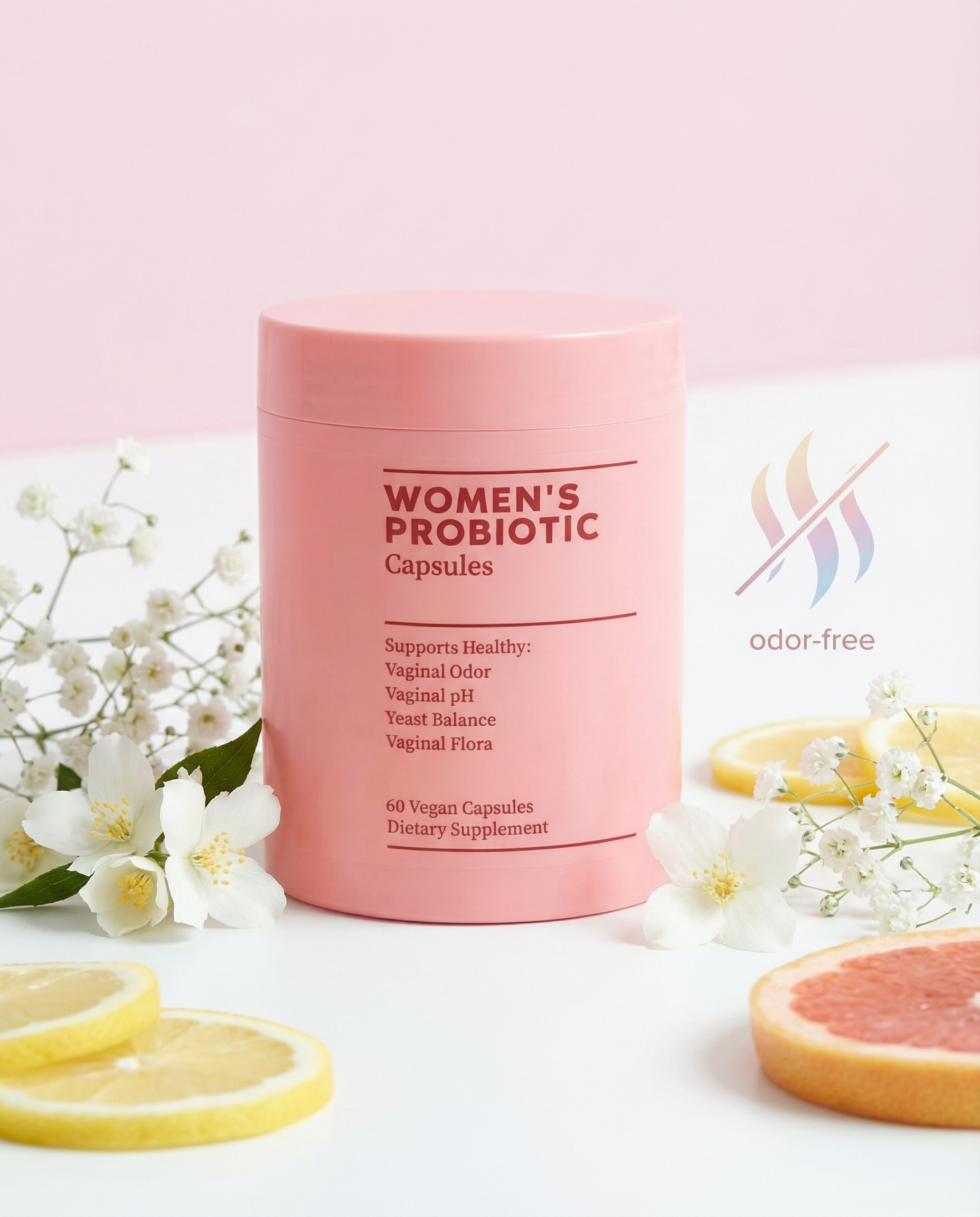 Women's Probiotic Capsules for Vaginal Balance & Daily Freshness