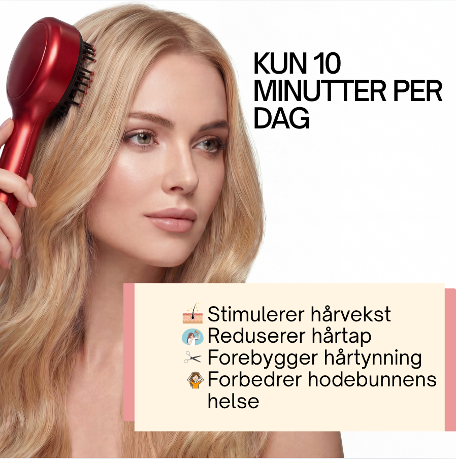 Get fuller hair in 10 minutes daily